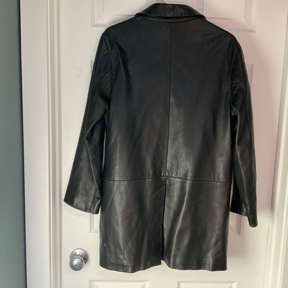Classic Black Leather Jacket - Picture 2 of 10